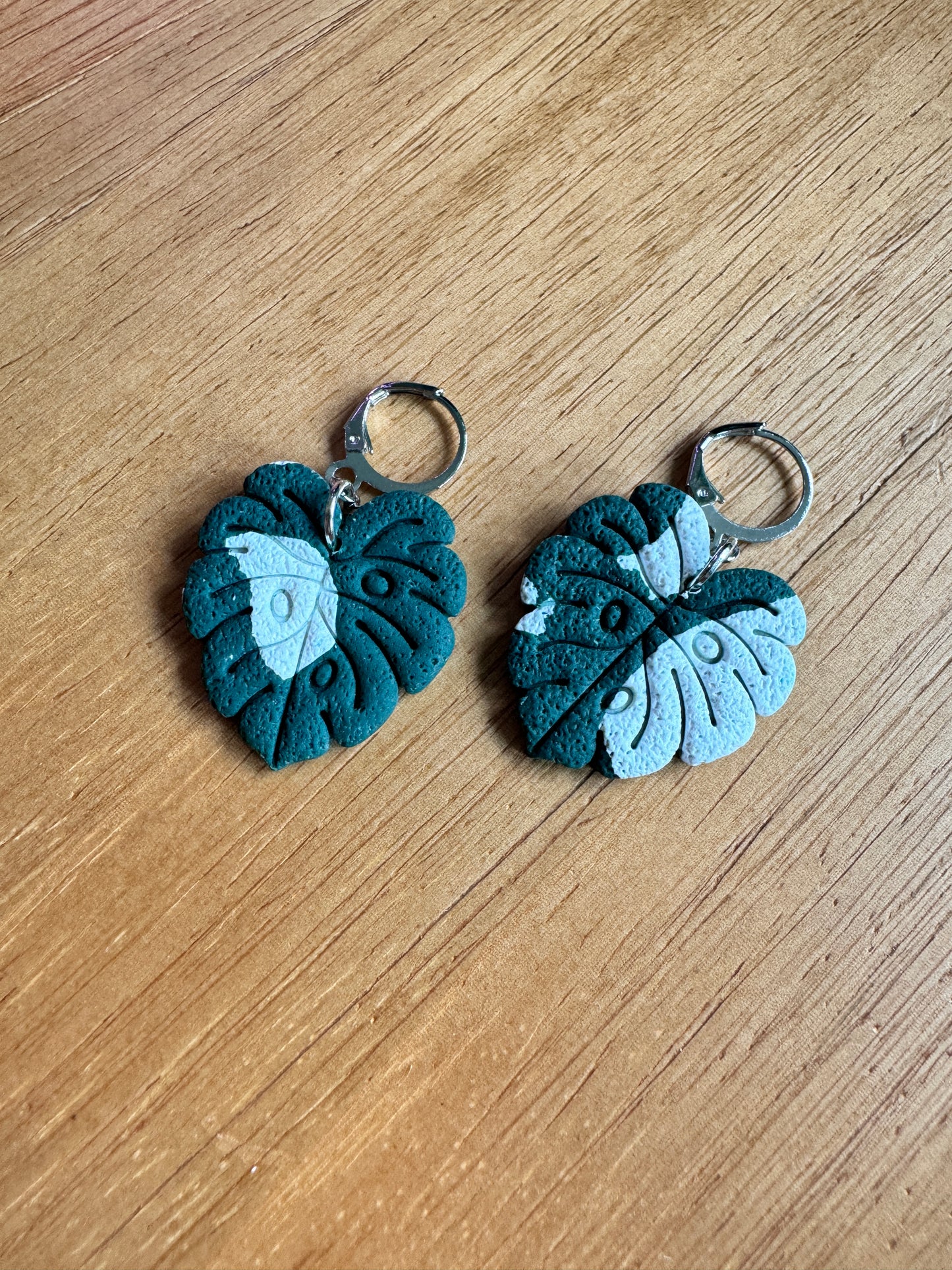 Monstera Earring