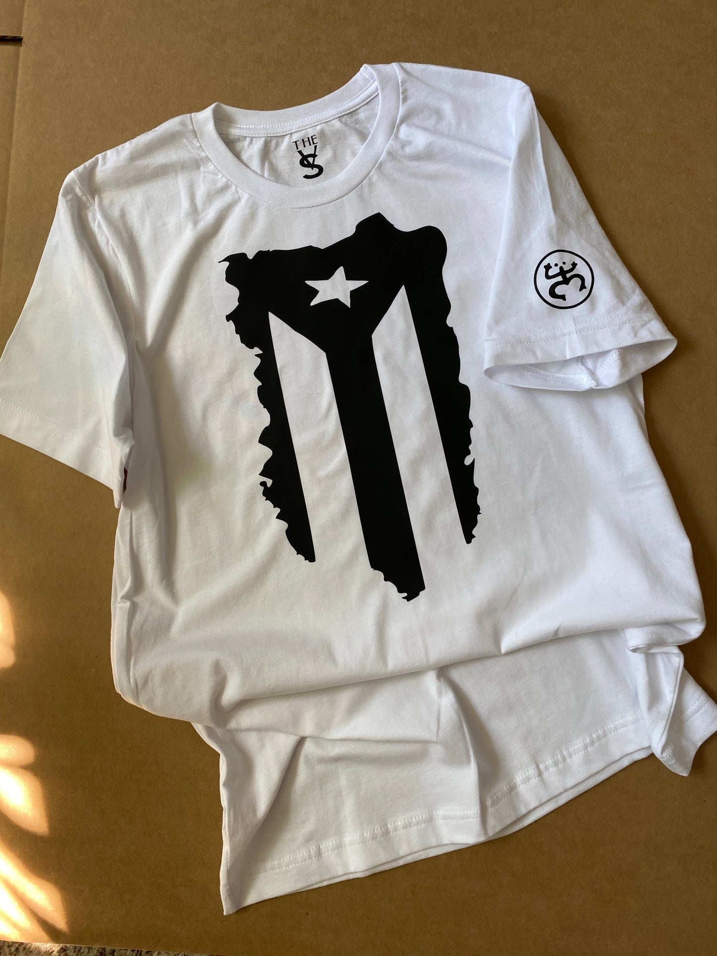 White Puerto Rico Resistance Tee
